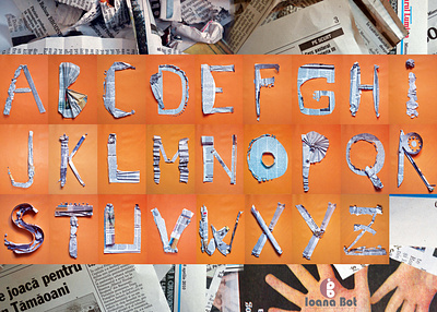 newspaper letters typography