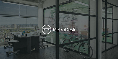 🏢 MetroDesk - Branding & UX/UI Design (2015) branding design logo responsive startup ui ux web