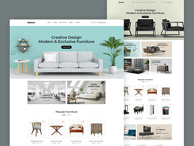 Furniture Store eCommerce HTML Template - Nelson shopping