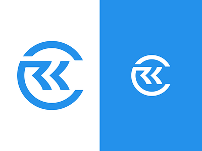 RKC branding circle icon letter logo logotype monogram rkc round