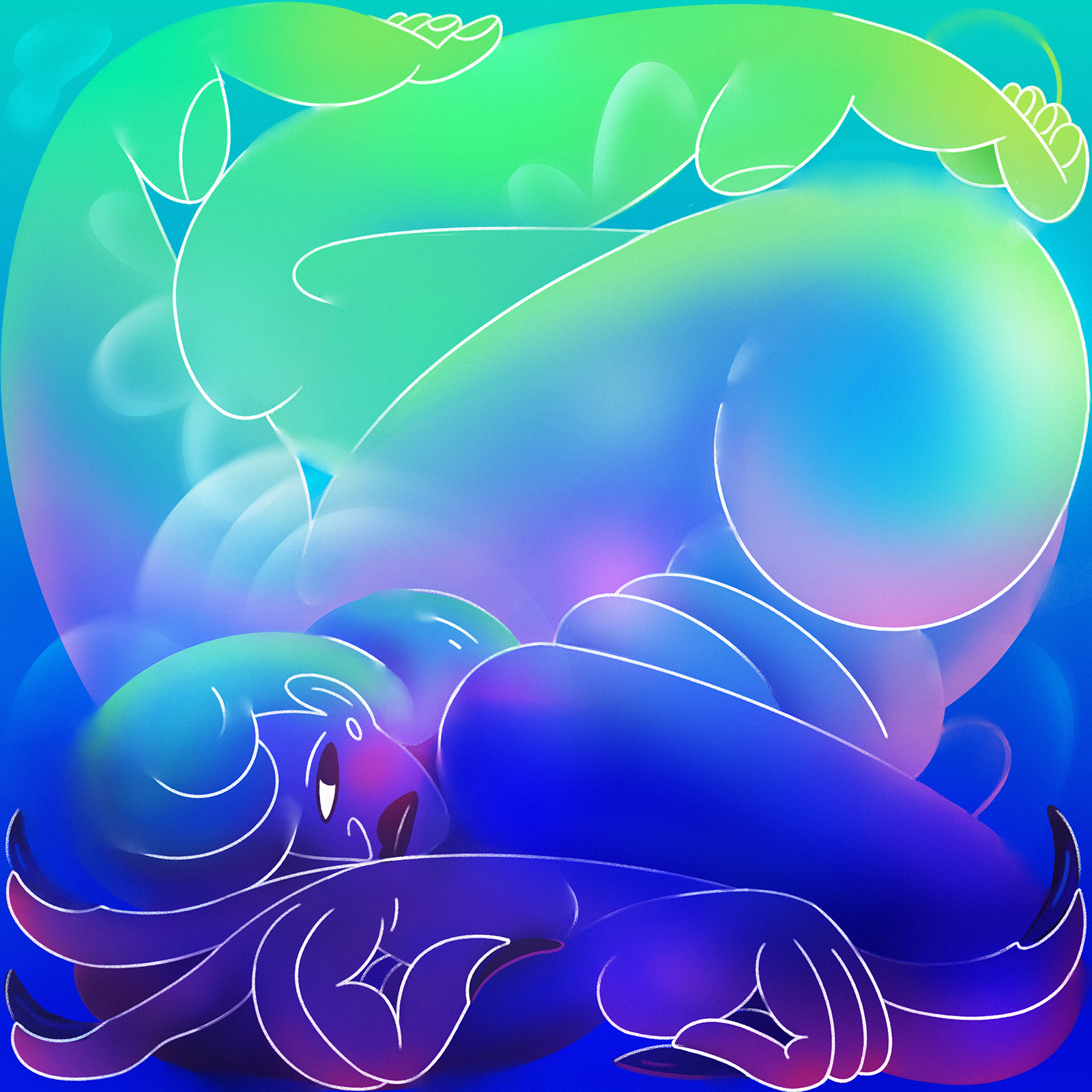 She's trapped 2d art animation article design blue woman branding design drawing flat graphic design illustration logo motion graphics trap ui vector