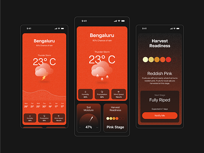 Harvest Pattern Predictor - Concept agriculture app design harvest ui ui design ux