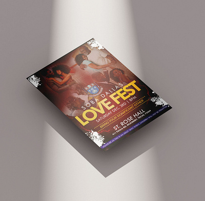 Love fest Flyer design flyer graphic design