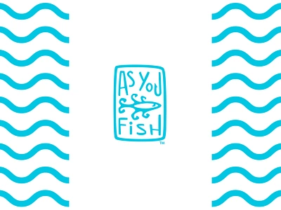 As You Fish | Seafood Restaurant ancient angler aquarium branding dinner dubai fish food geometry graphic design hook icon lettering logo mark ocean rustic sea waves