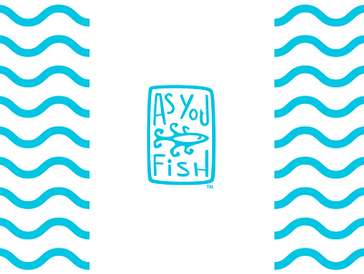As You Fish | Seafood Restaurant ancient angler aquarium branding dinner dubai fish food geometry graphic design hook icon lettering logo mark ocean rustic sea ui waves