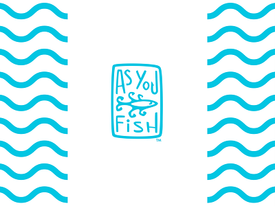 As You Fish | Seafood Restaurant ancient angler aquarium branding dinner dubai fish food geometry graphic design hook icon lettering logo mark ocean rustic sea ui waves