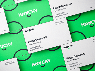 Knacky | Business Cards assets brand asset brand designer brand identity branding branding project business business card design business cards corporate branding dobritoiu tudor identity identity branding knacky stationary design visual identity