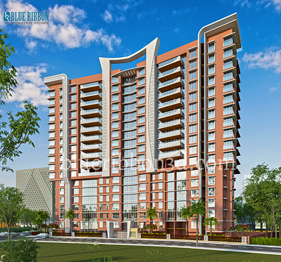 3D Exterior Rendering of Residential Building 3d animation studio in ahmedabad 3d walkthrough companies 3darchitecturalwalkthrough 3dexteriorrendering 3drenderindservices