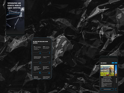 Landing page for geodetic company | Geodata design graphic design landing page logo logo design ui ux uxui web design