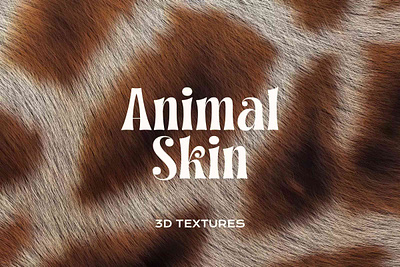 Animal Skin Textures 3d abstract animal background fluffy giraffe illustration leopard skin texture wallpaper wide wolf zebra zoo