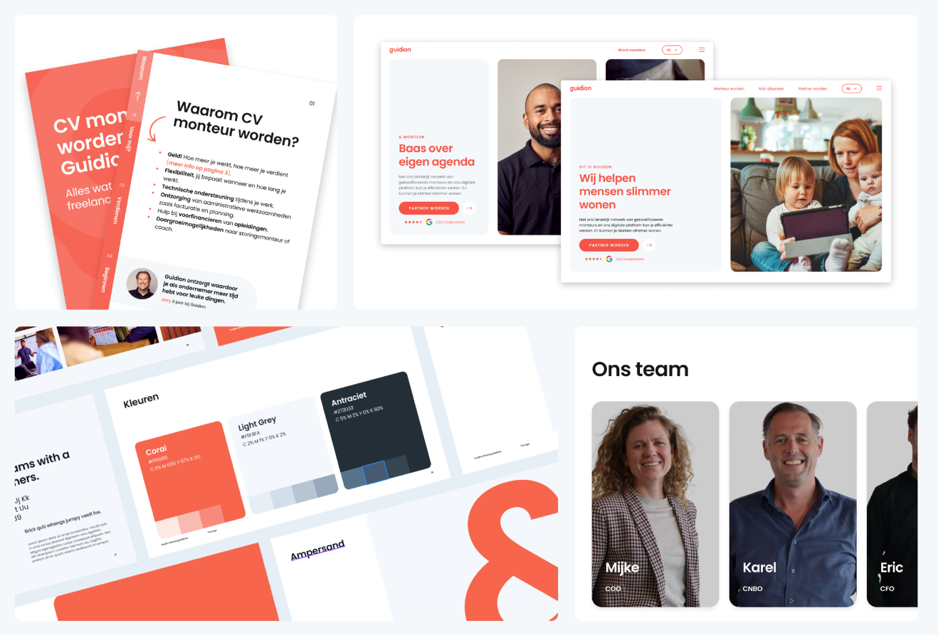 Visual identity and UX branding ui ux