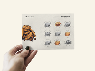 Loyalty Card Design - Dozen on the avenue brand branding branding design business card card cookie design digitalmarketing graphic design illustration logo loyalty card packaging design typography ui ux vector visual identity