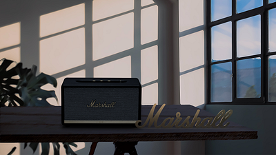 Marshall Concept banner audio marshall music speaker