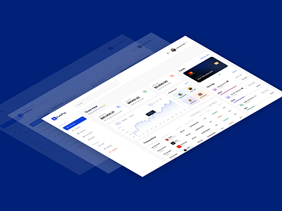 Fintech Dashboard design landingpage ui uiux ux