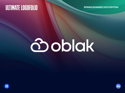 Oblak logo @ behance behance branding cloud hosting logo logofolio