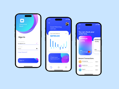 Money - Mobile Application branding design figma graphic design mobile app mobile application ui uidesign uiux user experience user interface website