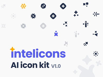 intelicons - AI icon kit figma ai ui