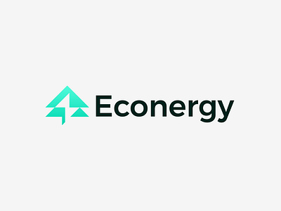 Econergy logo design brand identity branding branding design creative logo eco logo ecofriendly energy logo flat logo design graphic design minimalist logo modern logo power tree logo volt logo