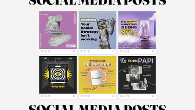 Social Media Post For Marketing Agency branding design graphic design illustration social media vector