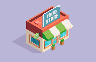 Food Store design graphic design illustration vector