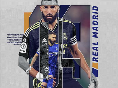 Karim Benzema design football graphic design illustration illustrator karim benzema kb9 photoshop poster sport vector