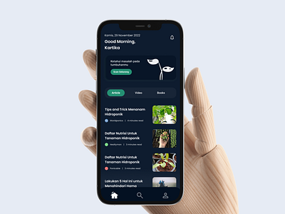 Aplication Jagaponik aplication hidroponik hydroponik inspiration mobile nature tanaman ui userinterface ux