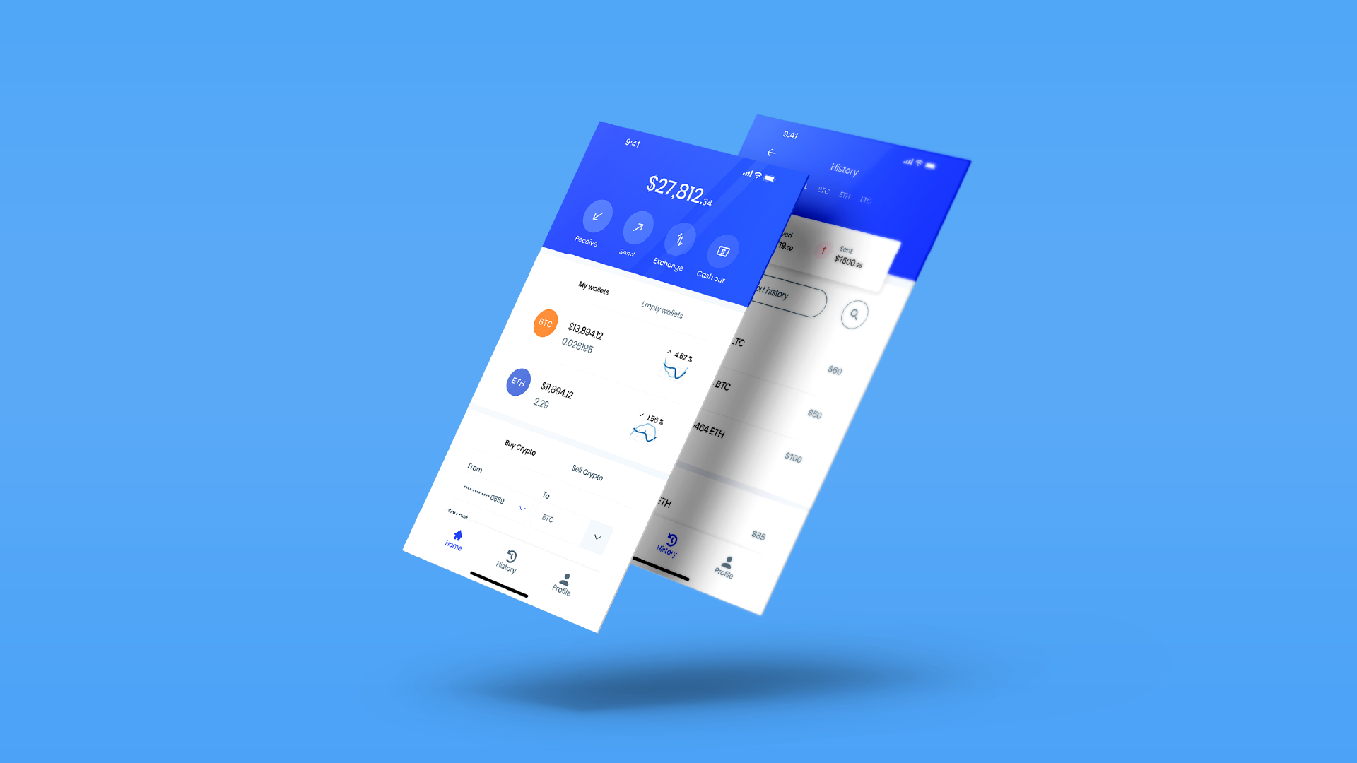 UI /UX Design For App adobe illustrator adobe xd app crypto app dashboard dashboard design data data analysis design figma graphic design illustration mobile app design mobile app development mobile app ui mobile app ux oceanshark ui user interface ux