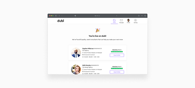 dubl - Web App Design (2017)