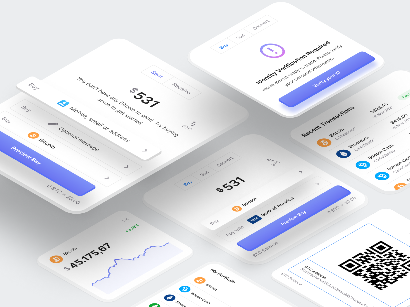 Cryptocurrency SaaS UI components Isometric Design by Ashikur Rahman ...
