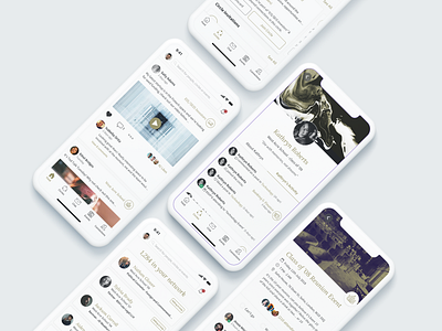Alumnet - iOS App Design (2018) design mobile app ui ux