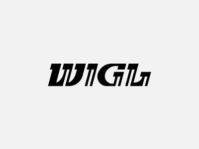 WIGL branding geometric graphic design icon italic knives logo minimal outdoor pocketknife sharp slanted sports symbol wiggle wigl wordmark