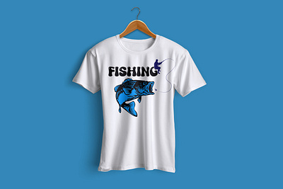 A man who loves to catch fishes boat catch fish custom work design fishing graphic design illustration pond t shirt design typography vector