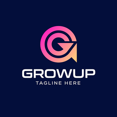 Grow logo, Letter g logo, logo design, Growup logo, growth logo branding grow logo illustration logo logo create logo design logos
