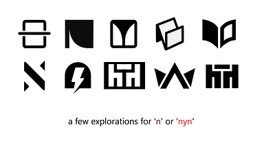 @nyn identity branding glyph logo vector