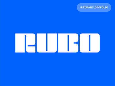 RUBO Logotype Featured in the Ultimate Logofolio Collection ai brand identity branding collection font geometric lettering lettermark logo logotype minimalist modern monogram tech technology type typography wordmark
