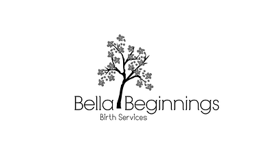 Bella Beginnings branding design graphic design logo small business start up tampa vector