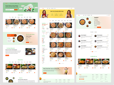 Food Delivery - Web Design delivery design food food delivery mobile design ui uidesign ux uxdesign web design