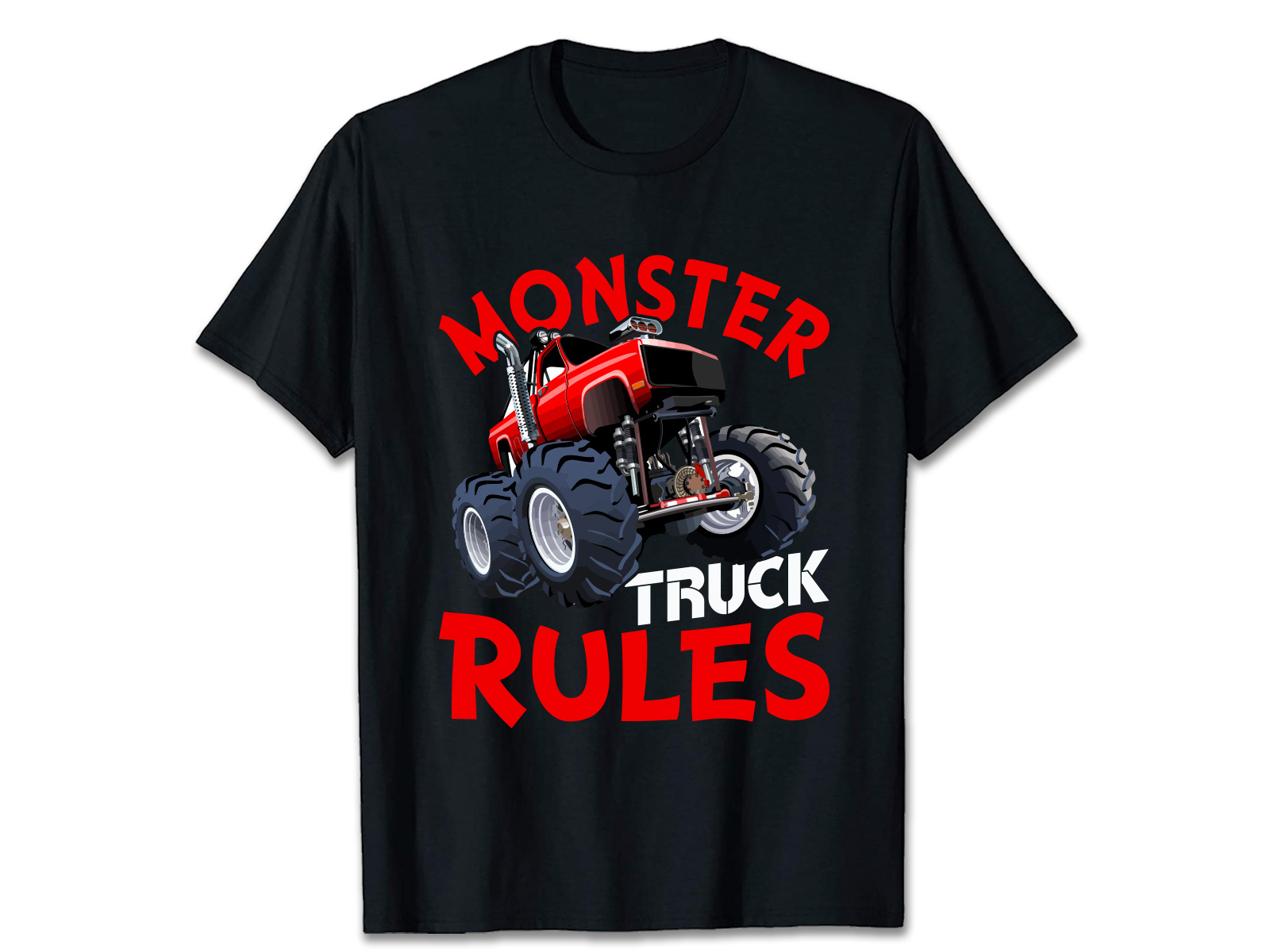 Monster Truck T-shirt Design Bundle | Truck T-shirt Designs by Atiqur ...