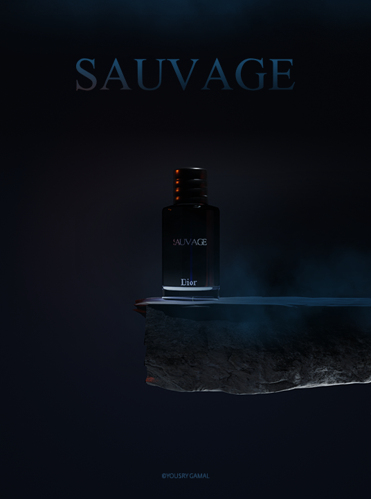 SAUVAGE Commercial [ Non-official Ad] 3d animation blender branding commercial design motion graphics video