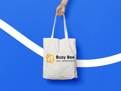 Busy Bee Bag brand branding creative design illustration logo typography vector