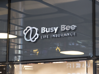 Busy Bee Signage brand branding creative design graphic design logo typography vector