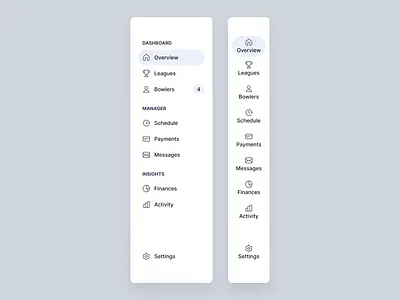 Sidebar Navigation adobe xd analytics bowling clean ui data figma graphic design header league material 3 material ui mobile modern nav navigation responsive saas sidebar navigation software ui