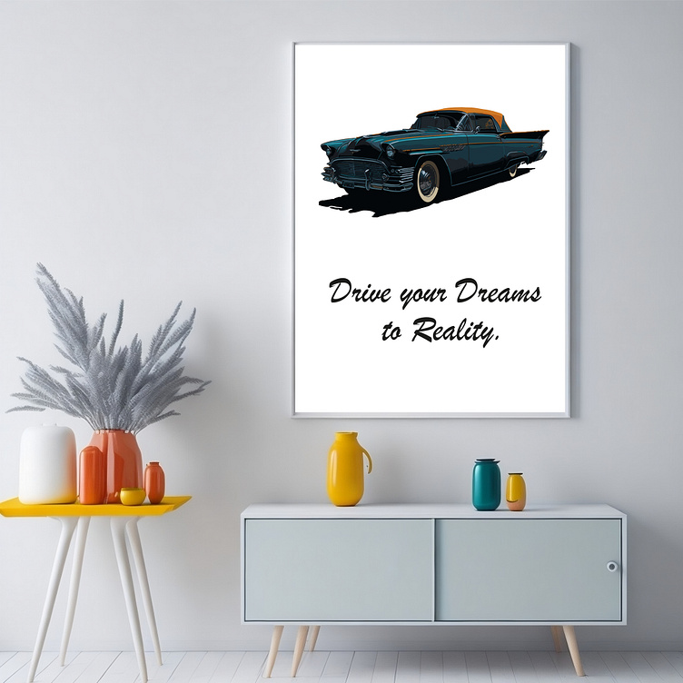 Car Inspirational Wall Art Print- Motivational Quote Poster Dec by