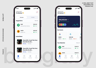 Finance app design ui uiux