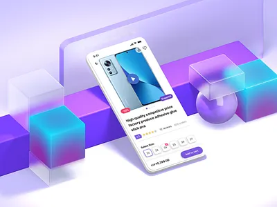 And one more app e commerce elikov marketplace mobile spline ui ux
