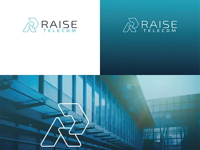 R Shape Logo brand identity branding company design graphic design grid logo grids identity design illustration it logo logo logo design logotype r shape r shape logo tech technology logo telicom vector visual identity