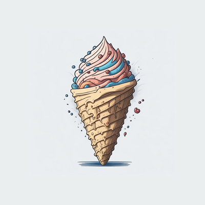 Yummy Ice Cream Illustration design digitalart drawing food graphic design ice icecream illustration summer vector