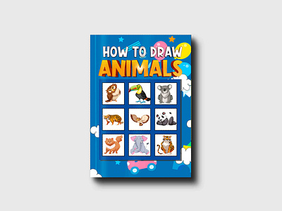 How to Draw Animals Book Cover amazon book covers kdp