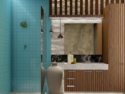 Architectural Visualization 3d architecture bathroom interior photorealistic visualization