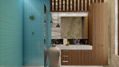 Architectural Visualization 3d architecture bathroom interior photorealistic visualization